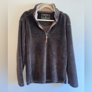 True Grit Charcoal Fleece Half-Zip Pullover